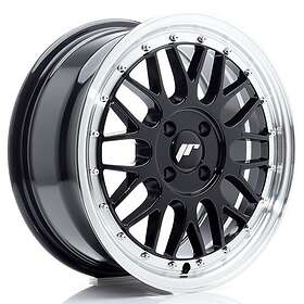 Japan Racing JR Wheels JR23 16x7 ET40 4x100 Gloss Black w/Machined Lip