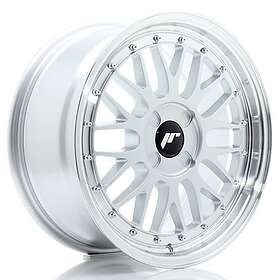 Japan Racing JR Wheels JR23 17x8 ET20-45 4H BLANK Hyper Silver w/Machined Lip
