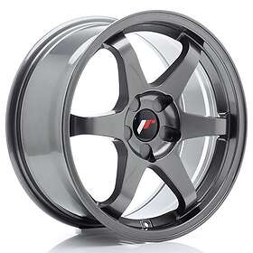 Japan Racing JR Wheels JR3 17x8 ET20-35 5H BLANK Gun Metal