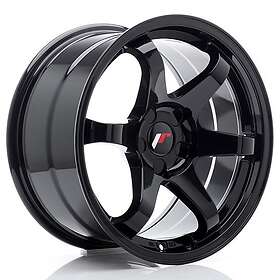 Japan Racing JR Wheels JR3 17x9 ET20-35 5H BLANK Gloss Black