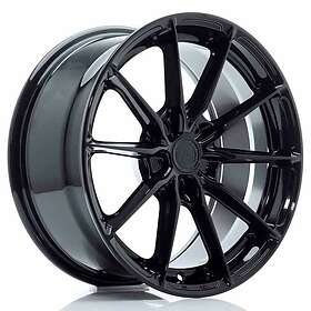 Japan Racing JR Wheels JR37 17x8 ET20-40 5H BLANK Gloss Black