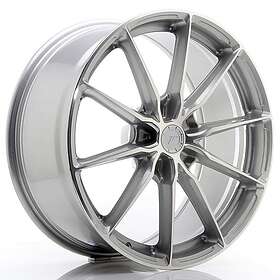Japan Racing JR Wheels JR37 20x9 ET20-45 5H BLANK Silver Machined Face