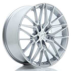 Japan Racing JR Wheels JR38 19x8 ET20-40 5H BLANK Silver Machined Face
