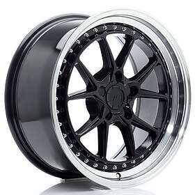 Japan Racing JR Wheels JR39 18x8,5 ET15-35 5H BLANK Glossy Black w/Machined Lip
