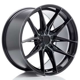Japan Racing JR Wheels JR44 19x10 ET15-45 5H BLANK Black Machined w/Tinted Face