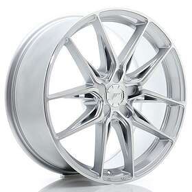 Japan Racing JR Wheels JR44 19x8 ET20-40 5H BLANK Silver w/ Machined Face