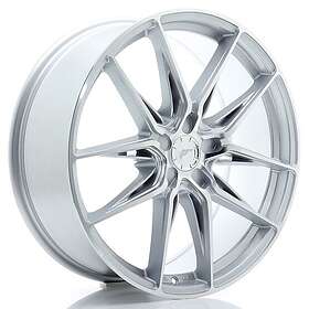 Japan Racing JR Wheels JR44 20x9 ET20-51 5H BLANK Silver w/ Machined Face