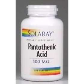 Solaray Pantothenic Acid 500mg 100 Kapsler