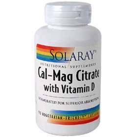 Solaray Allvia Cal-mag Citrate + vitamin D 90 Gélules