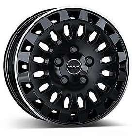 MAK Wheels Overland dark 6,50x16.0 ET65.0 CB71.10 5x118 Black/polished lip