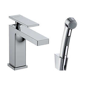 Hansgrohe Tvättställsblandare Tecturis E 110 med Bidettehanddusch och Duschslang 73210000