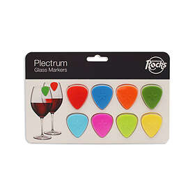 Winkee Drinks Markers Plectrum Glass Markers Set of 8