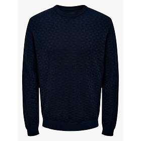 Only & Sons Kalle Reg Struc Crew Knit (Herr)