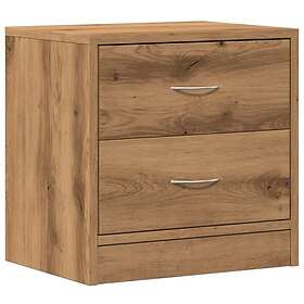 vidaXL Sängbord ek 40x30x40 cm konstruerat trä