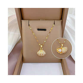 Weekday Shell Pendant Necklace (dam)