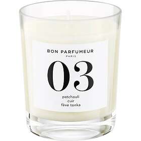 Bon Parfumeur Home Line Ljus 03 Patchouli, Leather, Tonka Bean