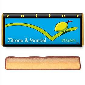 Zotter Mörk Choklad Citron & Mandel 70g EKO