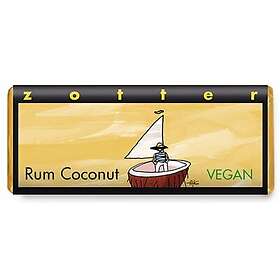 Zotter Mörk Choklad Rom & Kokos 70g EKO