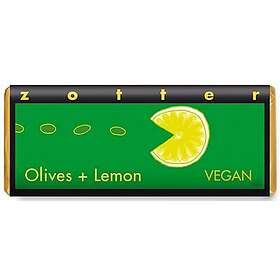 Zotter Mörk Choklad Oliv & Citron 70g EKO
