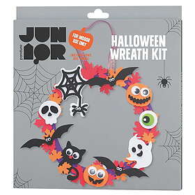 Panduro Hobby DIY-kit pyssla en fin halloweenkrans av funky foam & rörliga ögon! Ø30 cm