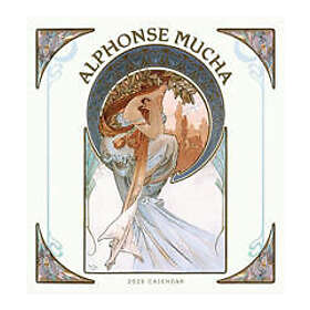 Alphonse Mucha CAL25136: 2025 Wall Calendar