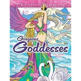 Creative Haven Gorgeous Goddesses Coloring Book