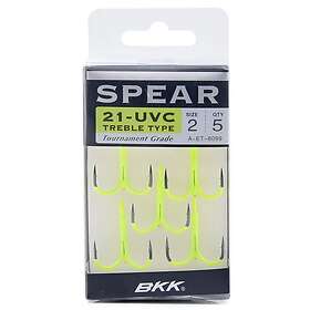 BKK SPEAR-21 SS UVC (Chartreuse) Treble Hook 12