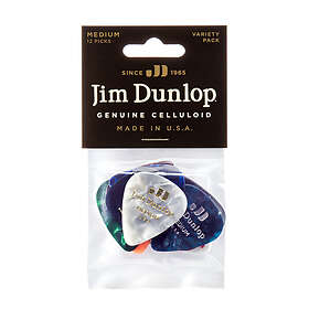 Jim Dunlop PVP106 PICK CEL MD VAR PK-12/PLYPK