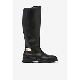 Tommy Hilfiger Stövlar TH Logo Leather Long Boot 