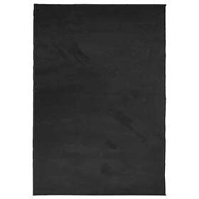 vidaXL Matta OVIEDO kort lugg svart 160x230 cm