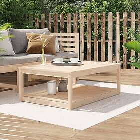 vidaXL Garden Table 121x82.5x45 cm solid pine