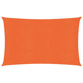 vidaXL Solsegel 160g/m² rektangulär orange 5x7 m