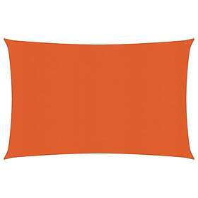 vidaXL Solsegel 160g/m² orange 2x3 m HDPE