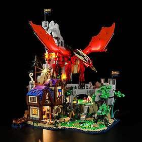 Lightailing Light Kit Belysning till LEGO Ideas Dungeons and Dragons: Röda drakens sägen 21348 LGK648