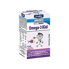 JutaVit Omega-3 Kid Orange Flavoured softgel, Orange 45 Softgels