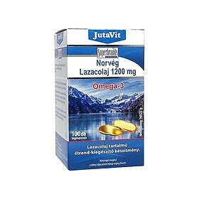 JutaVit Norwegian Omega-3 Salmon Oil 1200 mg softgel 100 Softgels