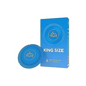 Love Match King Size kondomit, 6 kpl