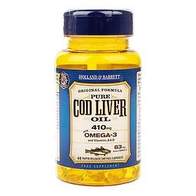 Holland & Barrett Cod Liver Oil with Multi Vitamins 410mg 60 softgels