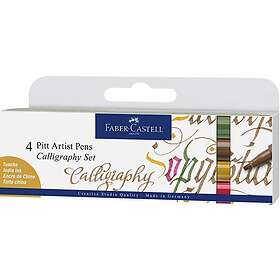 Faber-Castell Kalligrafipennor Pitt artist pen Calligraphy 4-pack