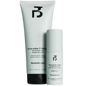 Bodyologist Glow Duo Set (Everyday Polisher Kroppsskrubb 200ml, Summer Dew Självbrunande Droppar 50ml)