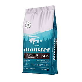 Monster Pet Food Dog Original Sensitive White Fish Small bites (12kg)