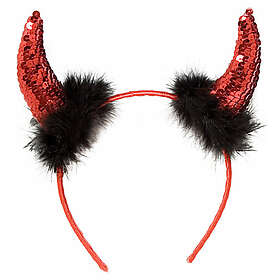 Djävulsdiadem med paljetter