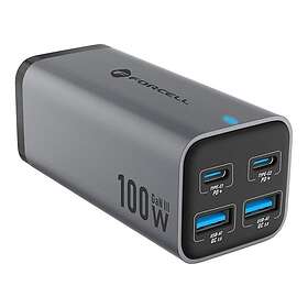 Forcell VT-49 2xUSB-C 2xUSB-A PD QC 4,0 GaN III 100W