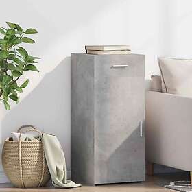 vidaXL Skänk betonggrå 40x42,5x93 cm konstruerat trä