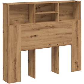 vidaXL Sänggavel m förvaring artisian ek 120x19x103,5 cm konstr. trä