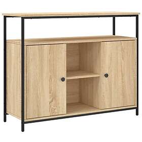 vidaXL Skänk sonoma-ek 100x35x80 cm konstruerat trä