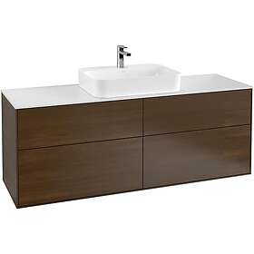 Villeroy & Boch Tvättställsskåp Finion med 4 Lådor och Bänkskiva för Ytmonterat Tvättställ F44100GN