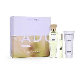 Adolfo Dominguez Agua Fresca De Rosas Parfymset (120ml edt, 75ml Parfymerad Kroppslotion, 10ml edt)
