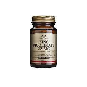 Solgar Zinc Picolinate 22mg 100 Tabletter