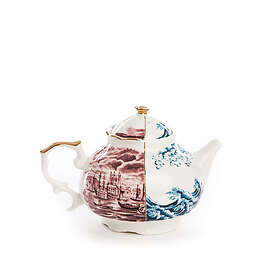 Seletti Hybrid-Smeraldina Porcelain Teapot Ø 15 cm